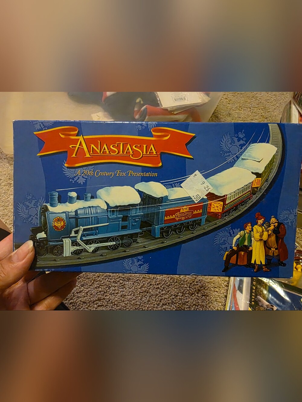 Vintage 1997 Anastasia toy train set